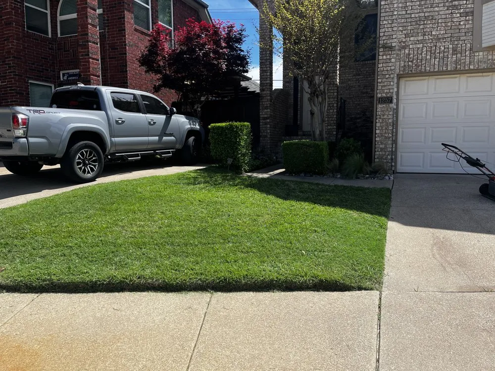 Custom landscape design in Bedford, TX by Prime Lawncare