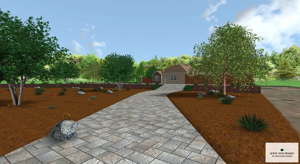 Custom residential landscaping in Modesto, CA - Prime Time Designs