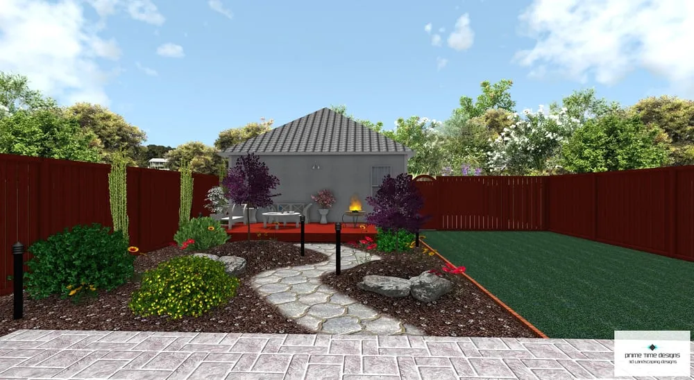 Custom lawn mowing service in Modesto, CA - Prime Time Designs