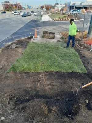 Prime Time Landscaping And Design Logo