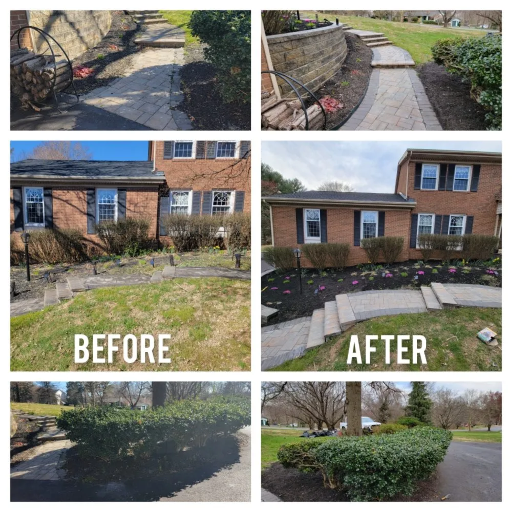 Custom landscape installation in Hampstead, MD - Primed Appearance