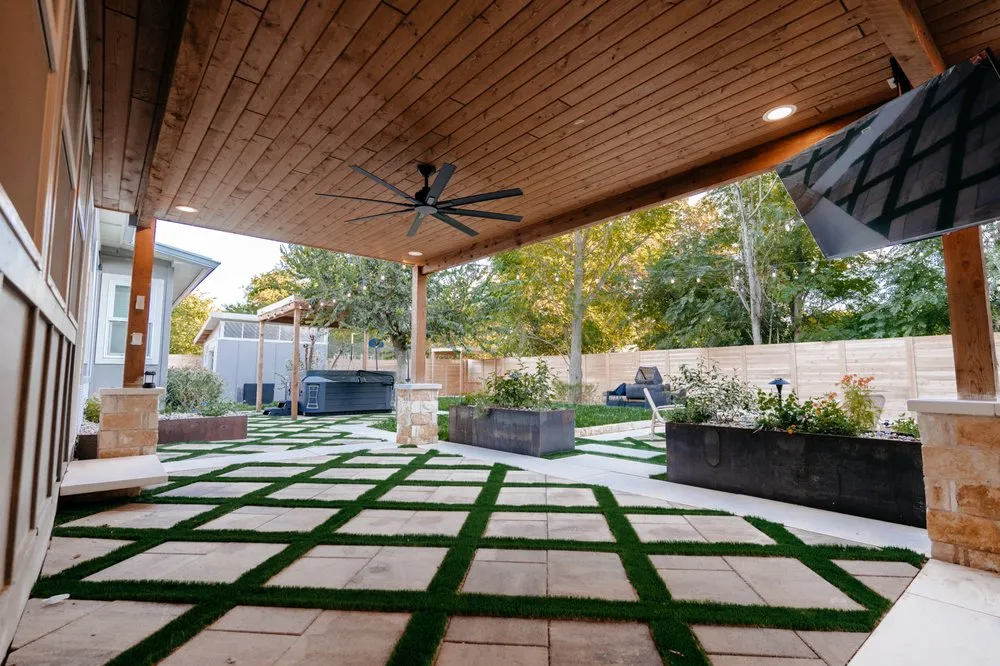 Affordable lawn mowing service for outdoor upgrades in Buda, TX by PrimeScapes