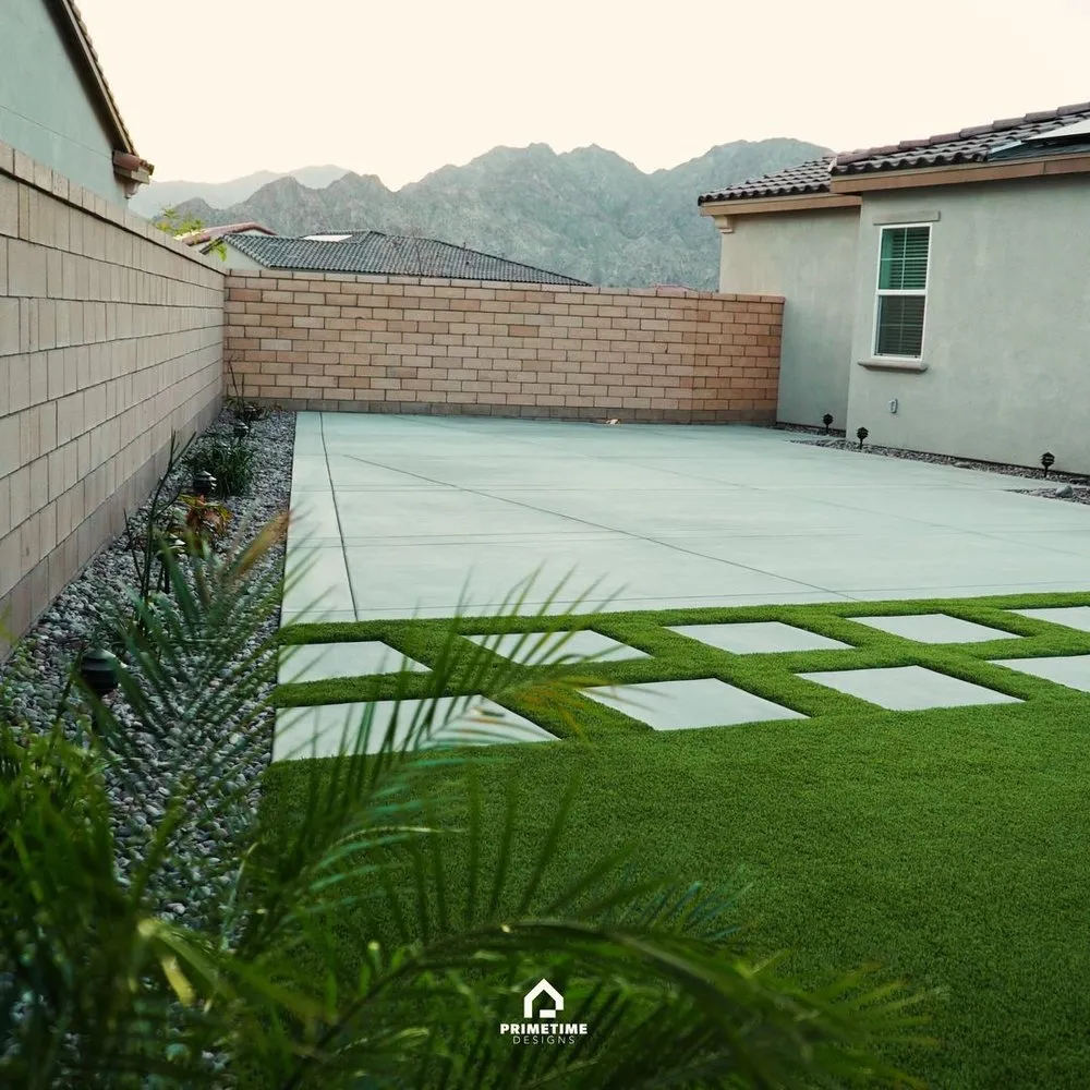 Top-rated landscape installation in Menifee, CA by Primetime Designs