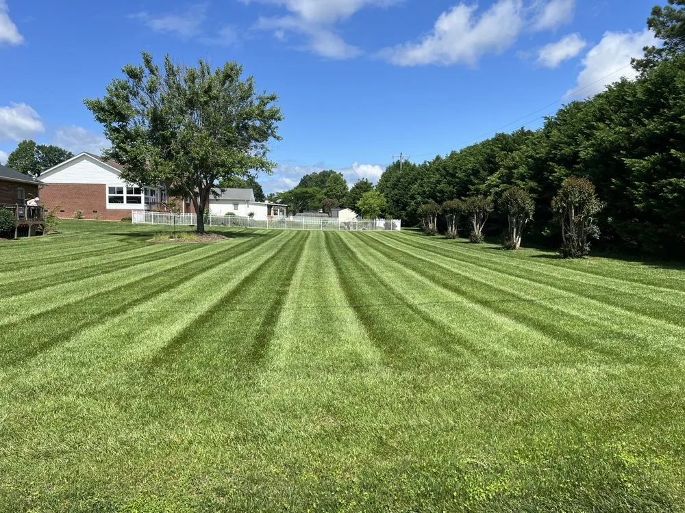 Custom landscape installation in Hickory, NC by Primetime Landscaping