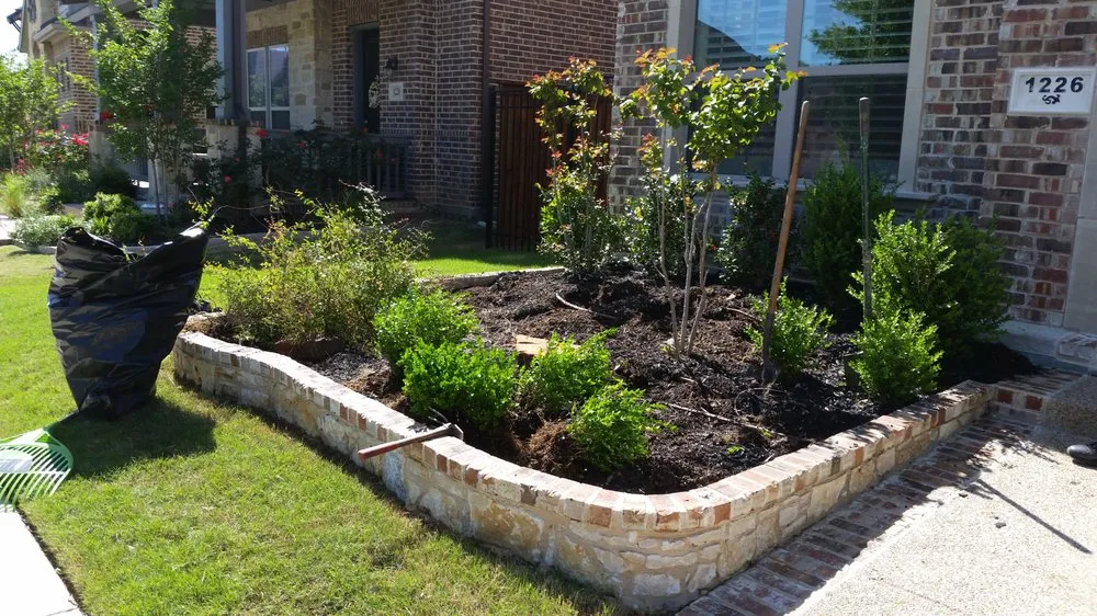 Affordable landscape installation in Desoto, TX by Princess Cuts Lawncare and Landscaping