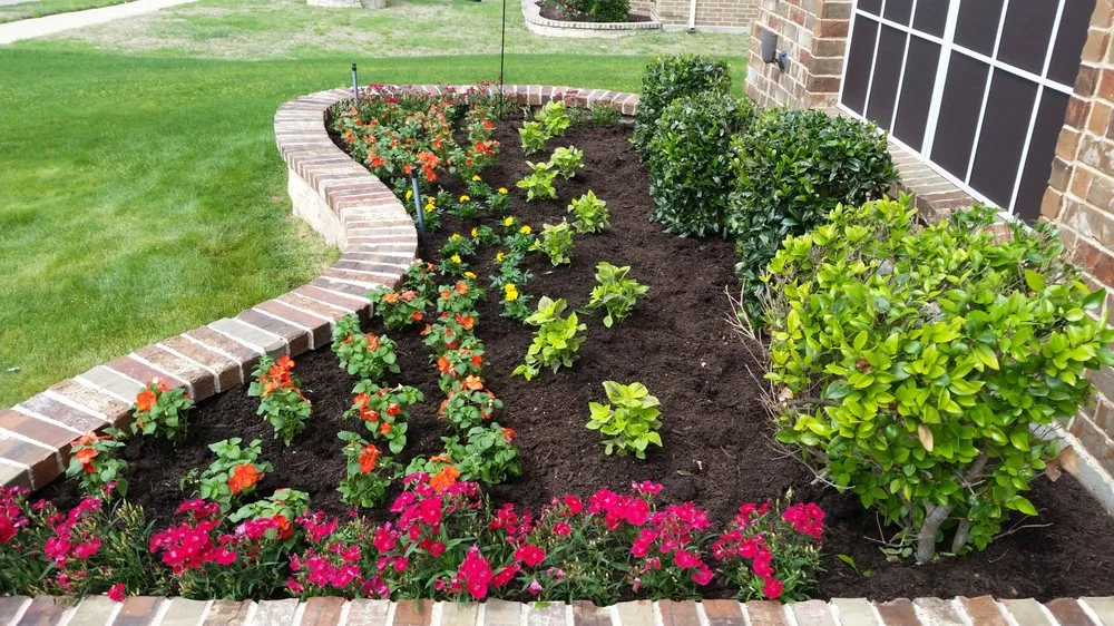 Professional landscape design with custom design in Desoto, TX by Princess Cuts Lawncare and Landscaping