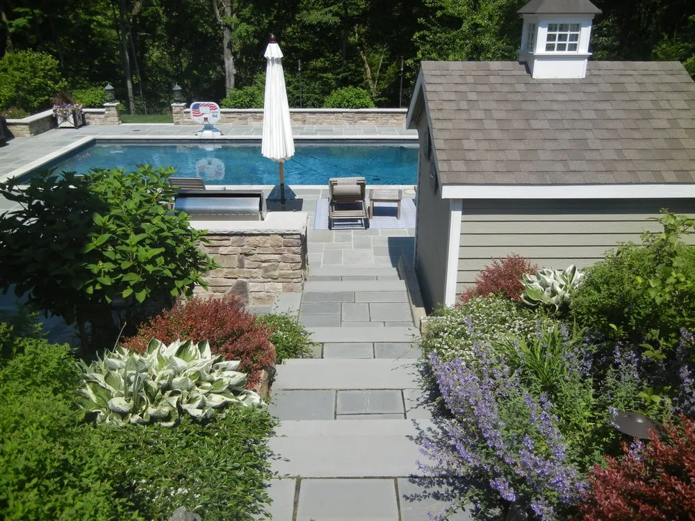 Custom lawn care service with custom design in Princeton, NJ by Princeton Land Design
