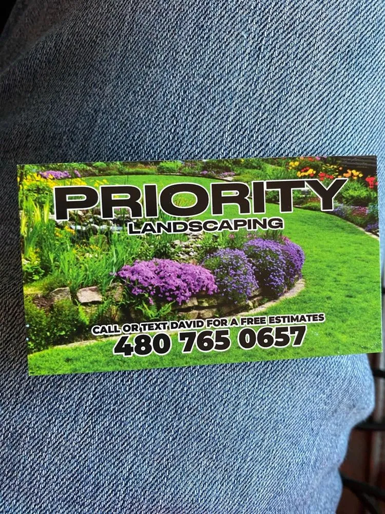 Custom garden landscaping for residential properties across Mesa, AZ - Priority Landscaping