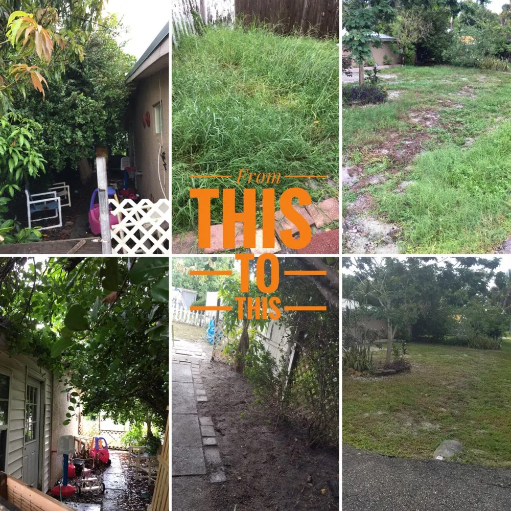 Affordable yard cleanup service for residential properties in Cape Coral, FL by Priority Lawn Care & Tree Service