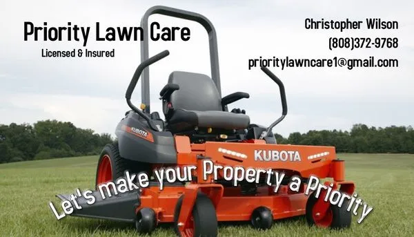 Priority Lawn Care Logo