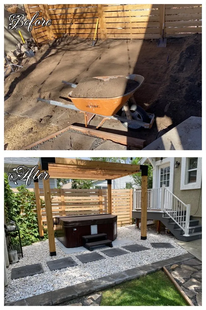 Affordable yard cleanup service for residential properties in Colorado Springs, CO by Priority Maintenance and Landscapes