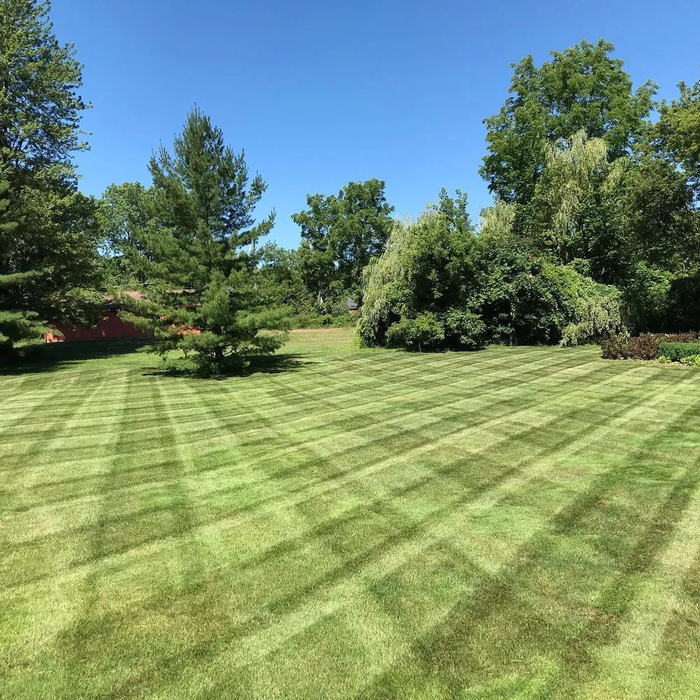 Trusted lawn mowing service for year-round maintenance in Novi, MI by Priority One Lawn Care