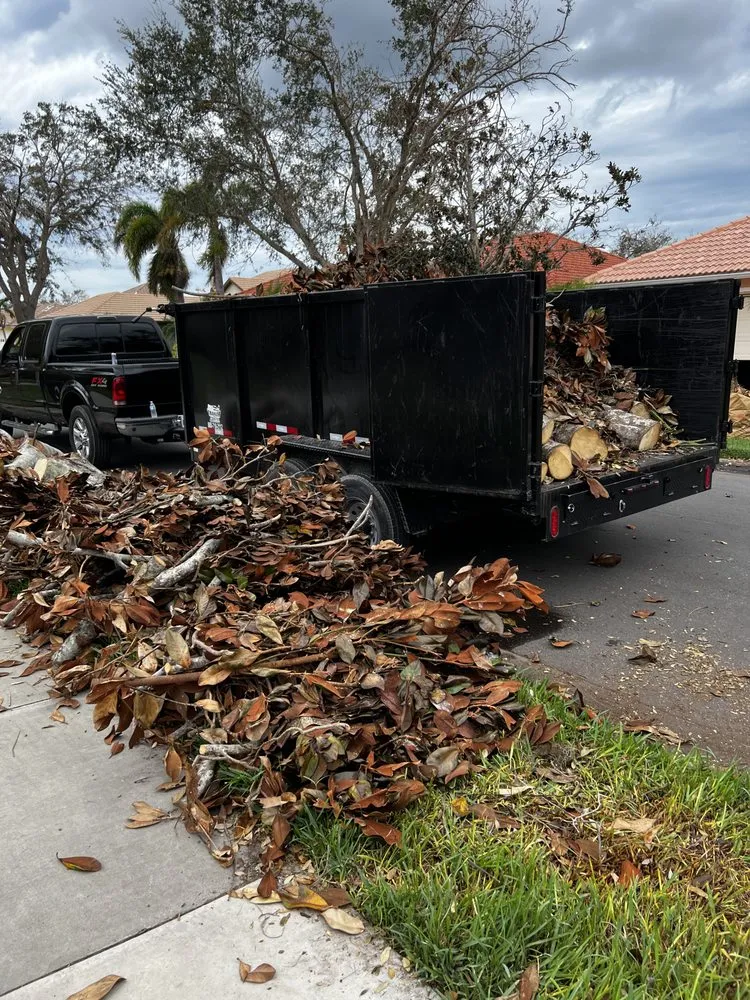 Custom garden landscaping in Webster, FL by Priority Property Services FL