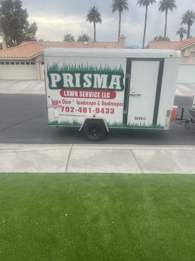 Expert lawn mowing service in North Las Vegas, NV by Prisma Lawn Service