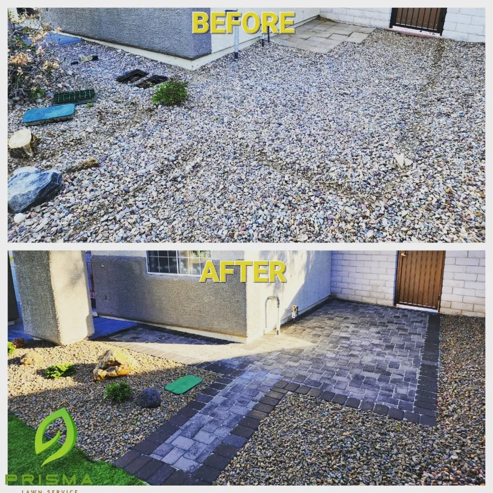 Affordable landscape design for beautiful yards in North Las Vegas, NV by Prisma Lawn Service