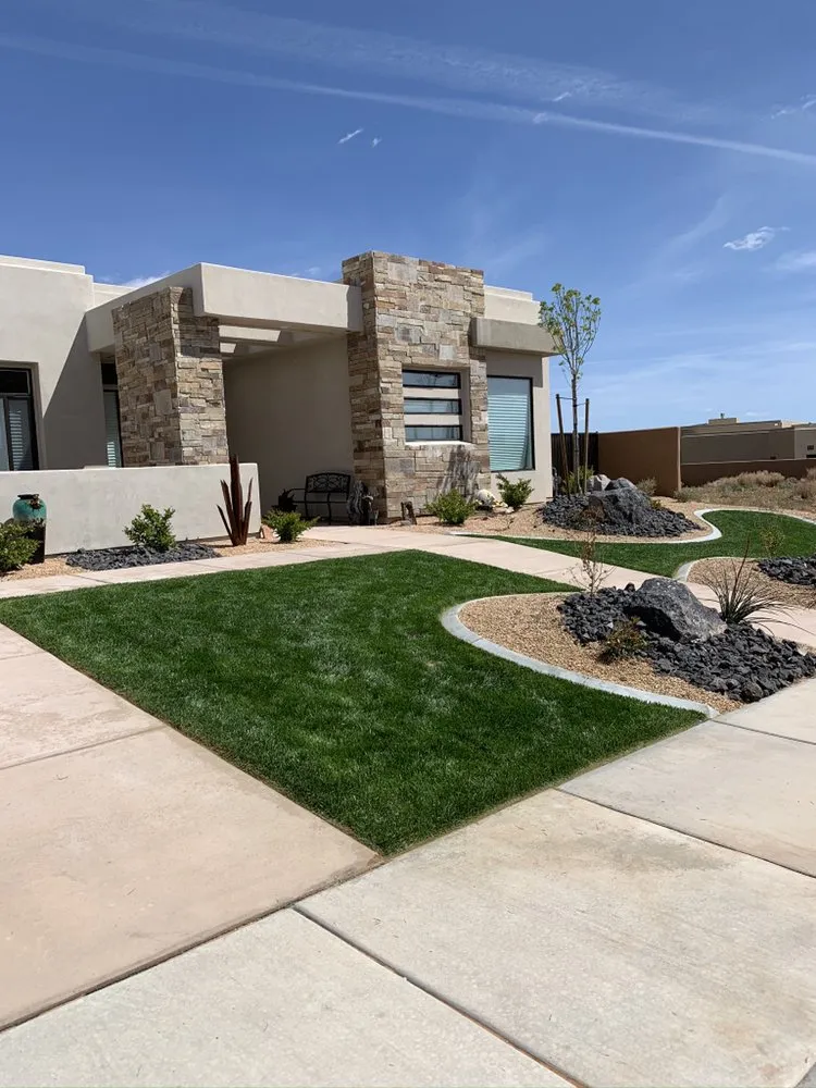 Reliable landscape installation in St. George, UT by Pristine Green