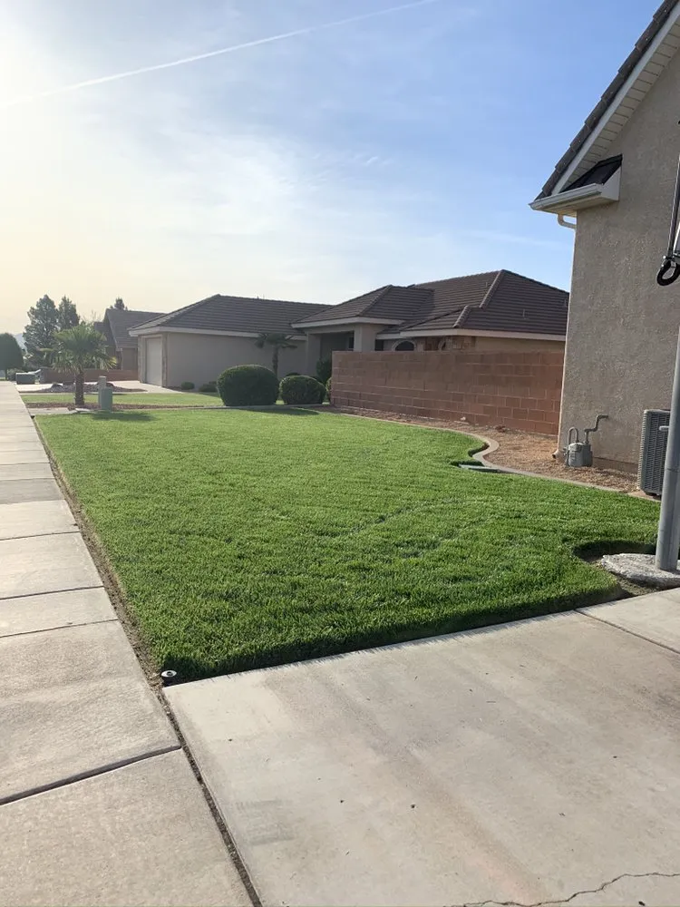 Professional residential landscaping in St. George, UT by Pristine Green