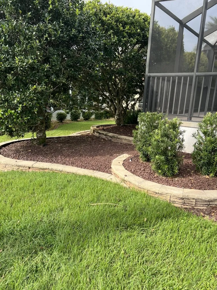 Expert lawn mowing service for beautiful yards in Summerfield, FL by Pristine Hardscape & Landscaping