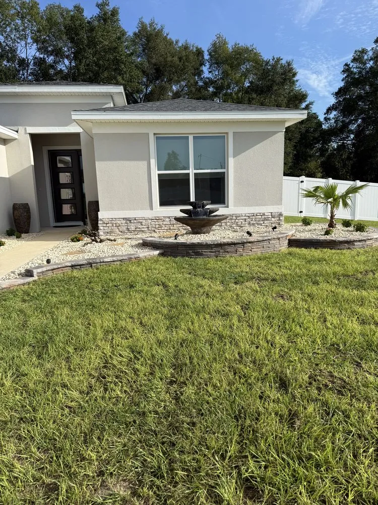 Reliable landscape installation in Summerfield, FL by Pristine Hardscape & Landscaping