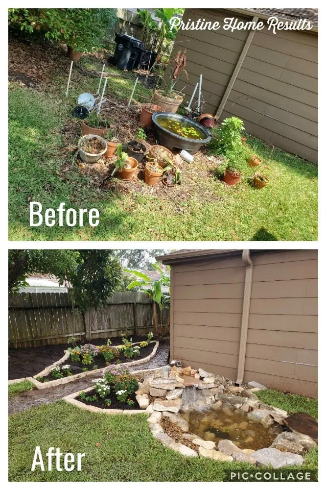 Top-rated outdoor landscaping for outdoor upgrades in Sugar Land, TX by Pristine Home Results