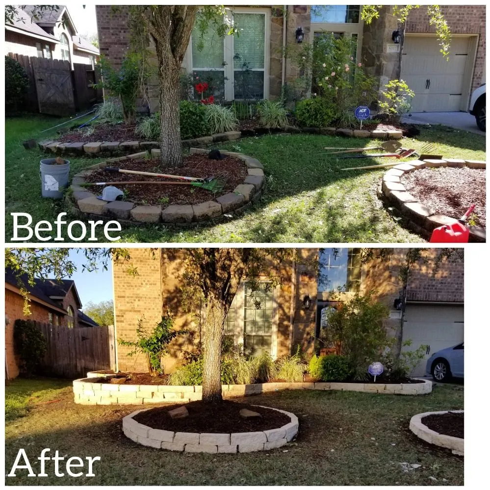 Affordable yard cleanup service for residential properties in Sugar Land, TX by Pristine Home Results