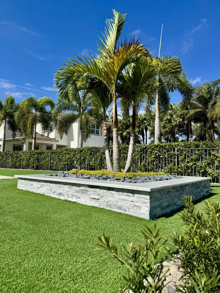 Professional residential landscaping for homes in Parkland, FL by Pristine Landscapes