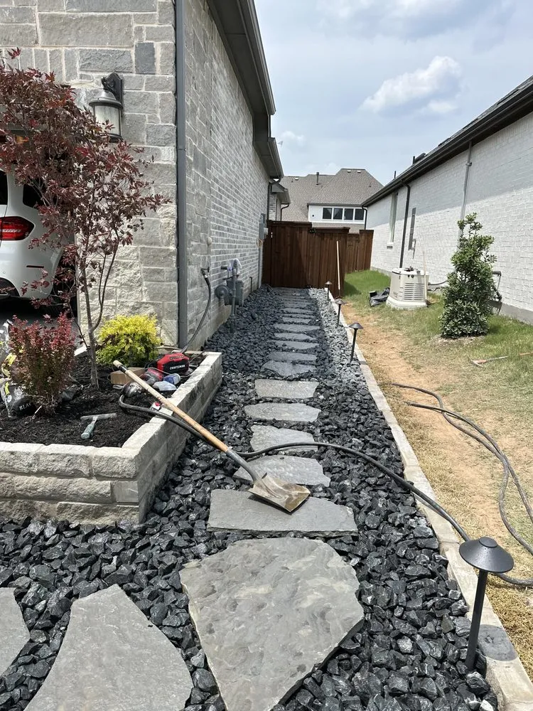 Custom yard maintenance for beautiful yards across Celina, TX - Pristine Landscaping and Lighting.