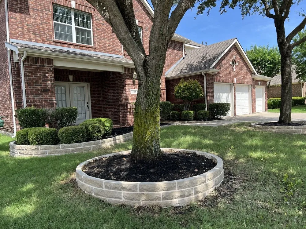 Professional yard maintenance in Celina, TX - Pristine Landscaping and Lighting.