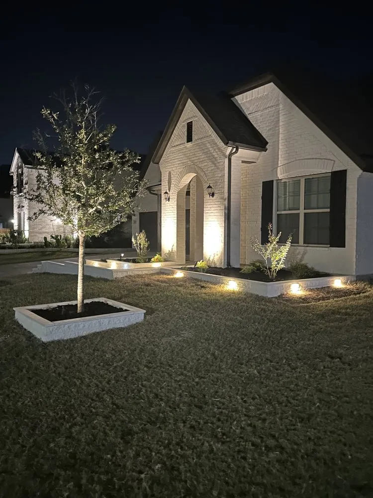 Top-rated yard cleanup service near you in Celina, TX by Pristine Landscaping and Lighting.