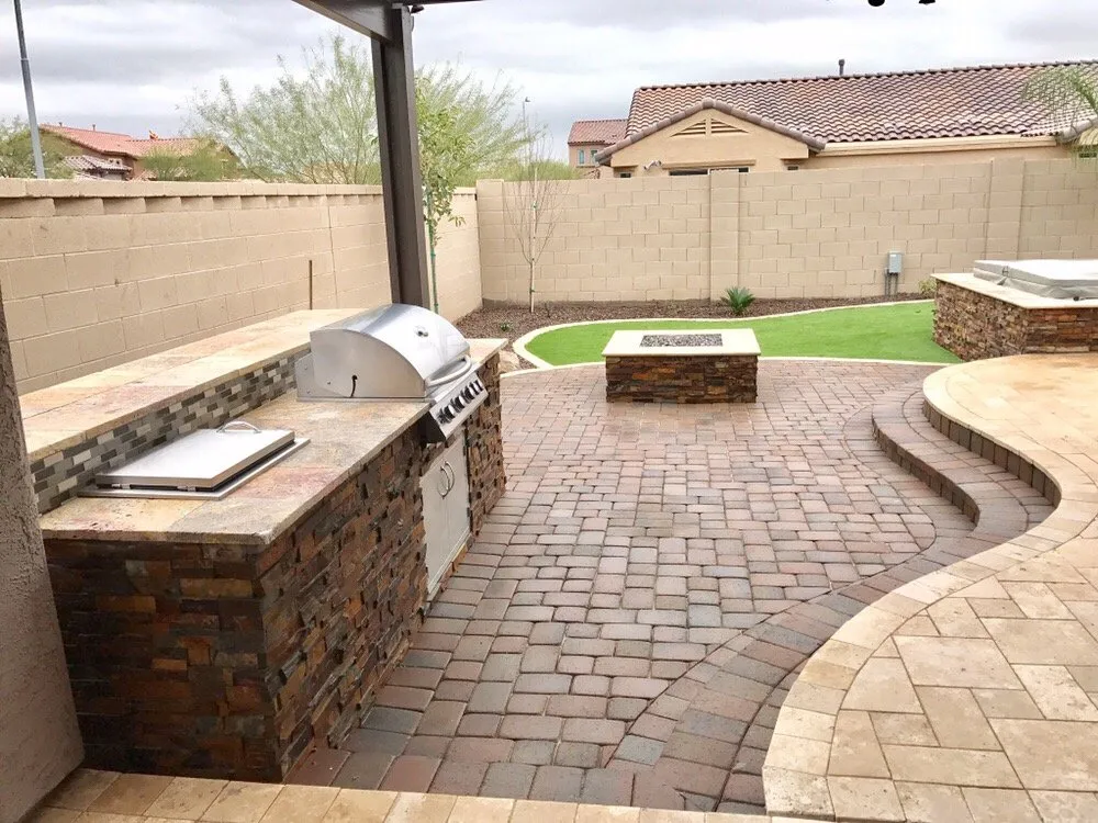 Reliable yard maintenance for homes in Peoria, AZ by Pristine Landscaping
