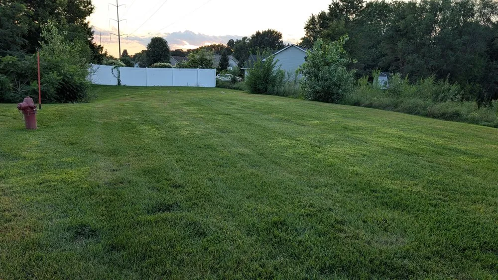 Professional lawn mowing service in Blaine, MN by Pristine Lawn Care