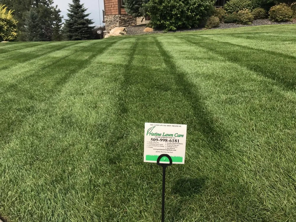 Local landscaping services for beautiful yards in Liberty Lake, WA by Pristine Lawn Care
