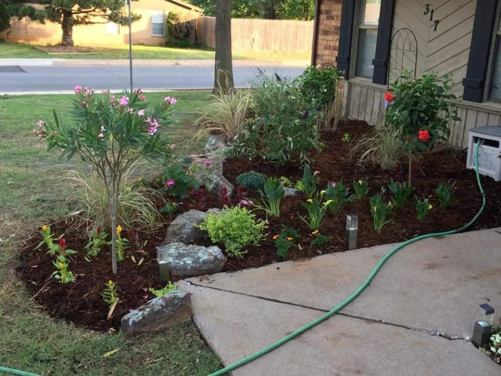 Affordable landscaping services in Edmond, OK by Pristine LawnScapes