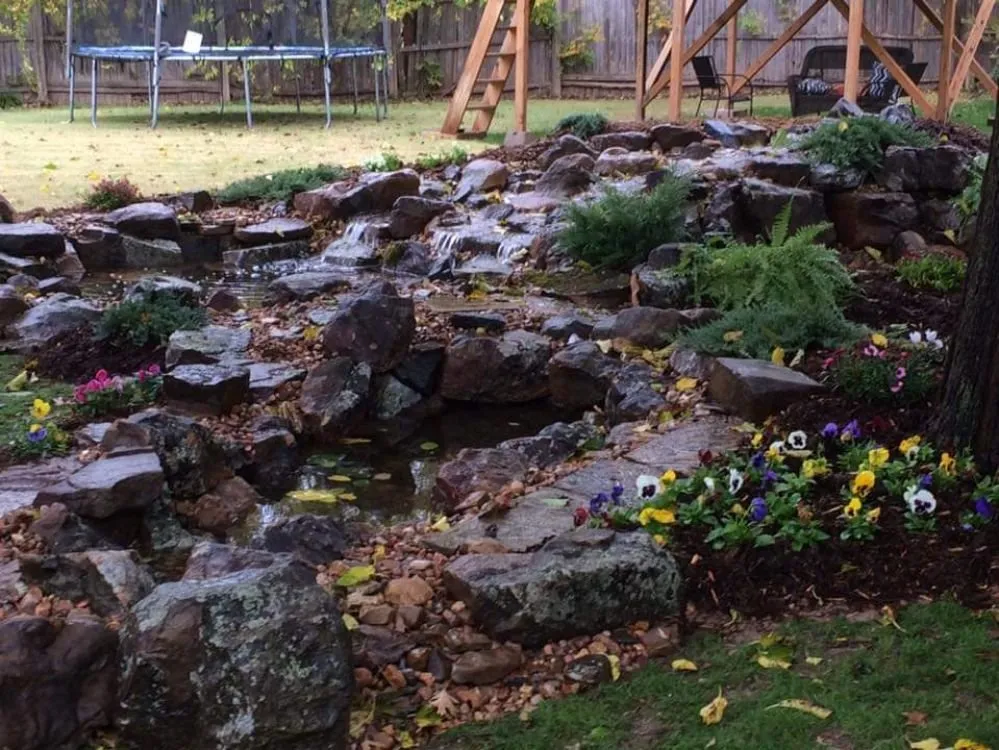 Custom landscape design in Edmond, OK by Pristine LawnScapes