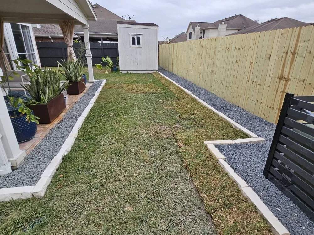 Professional garden landscaping in Houston, TX - Pristine Outdoor Services