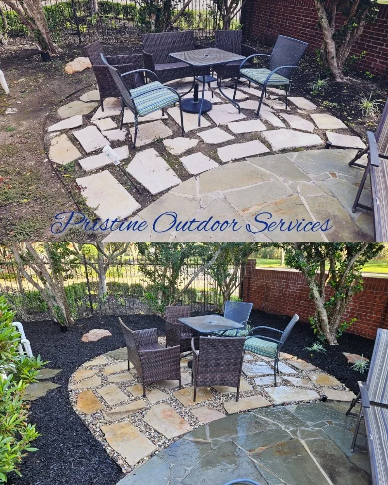 Local garden landscaping for residential properties across Houston, TX - Pristine Outdoor Services