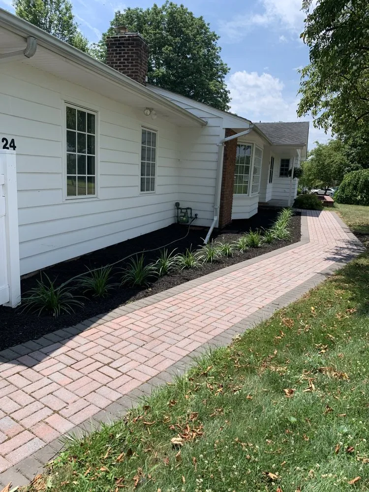 Custom garden landscaping near you in Flemington, NJ by Pristine Patch Lawncare