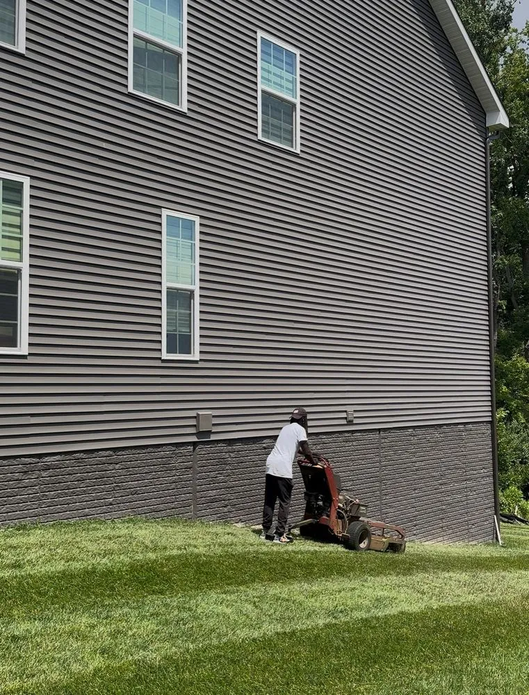 Custom landscape design for outdoor upgrades in Temple Hills, MD by Pristine Property Group