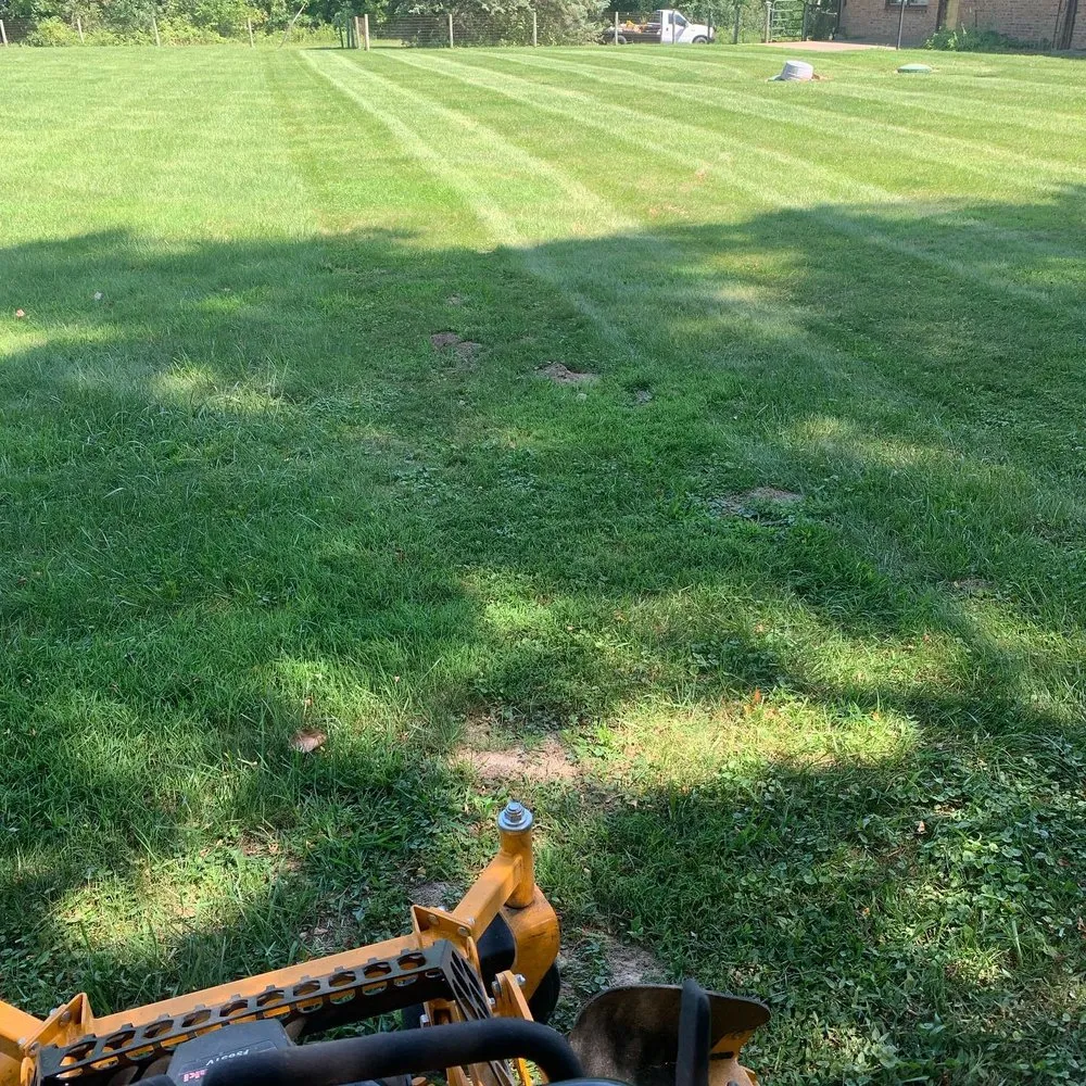 Custom lawn mowing service for beautiful yards across Valparaiso, IN - Pristine Property Management