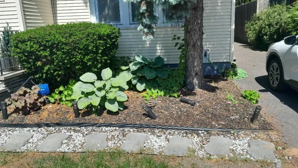 Custom garden landscaping in Albany, NY by Private And Professional Lawn Care Service