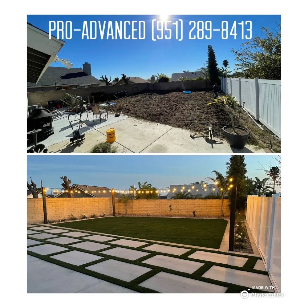 Custom yard maintenance experts serving Moreno Valley, CA - Pro-Advance Landscape & Construction