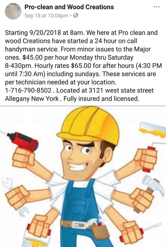 Reliable landscaping services experts serving Allegany, NY - Pro-Clean and Wood Creations