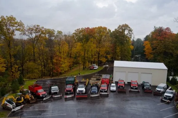 Custom landscape installation in West Nyack, NY by Pro Cut Landscaping