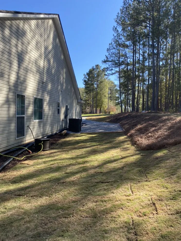 Custom lawn mowing service with custom design in Locust Grove, GA by Pro-Cut Lawncare