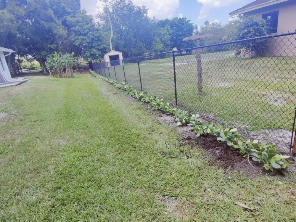 Custom landscape installation for residential properties in Davie, FL by Pro Garden Landscaping