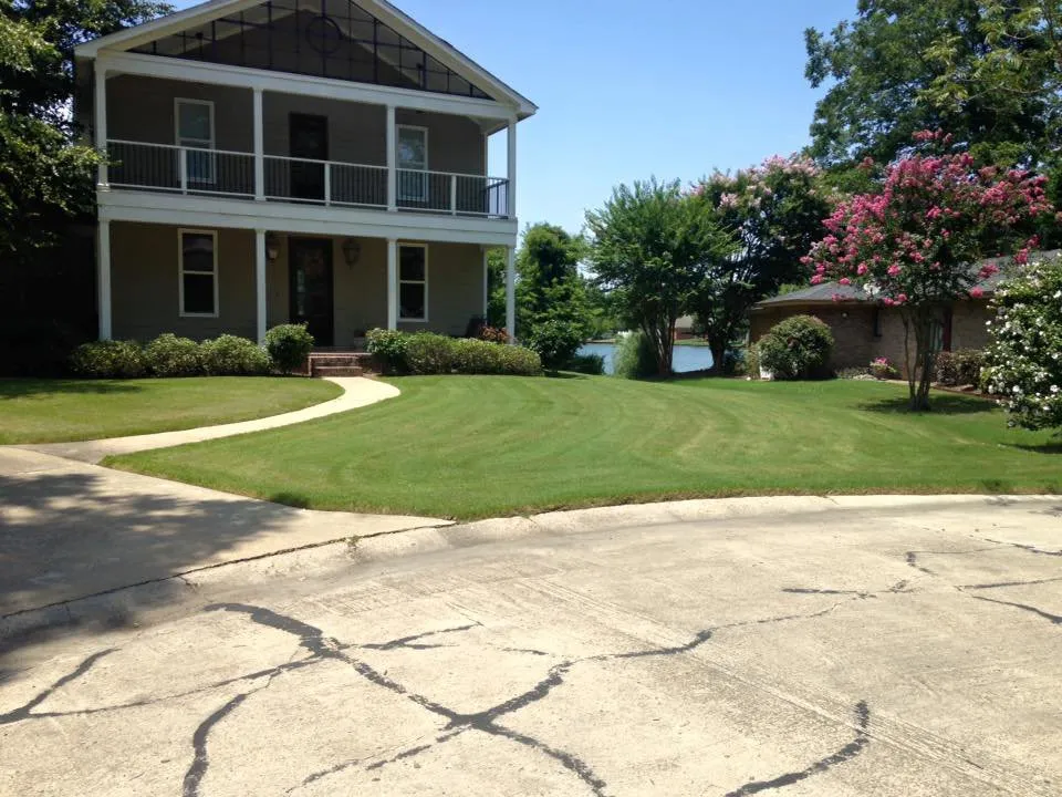 Custom landscape installation in Greenville, MS - Pro Green