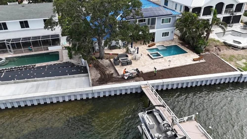 Local outdoor landscaping for homes in St. Petersburg, FL by Pro Green Grounds Maintenance