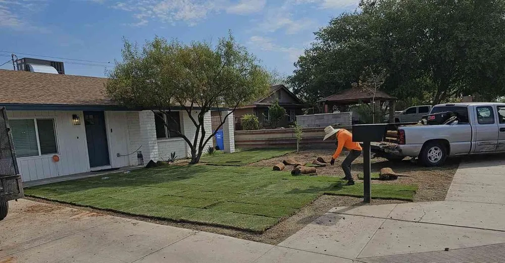 Custom lawn mowing service for beautiful yards in Avondale, AZ by Pro Ground Control