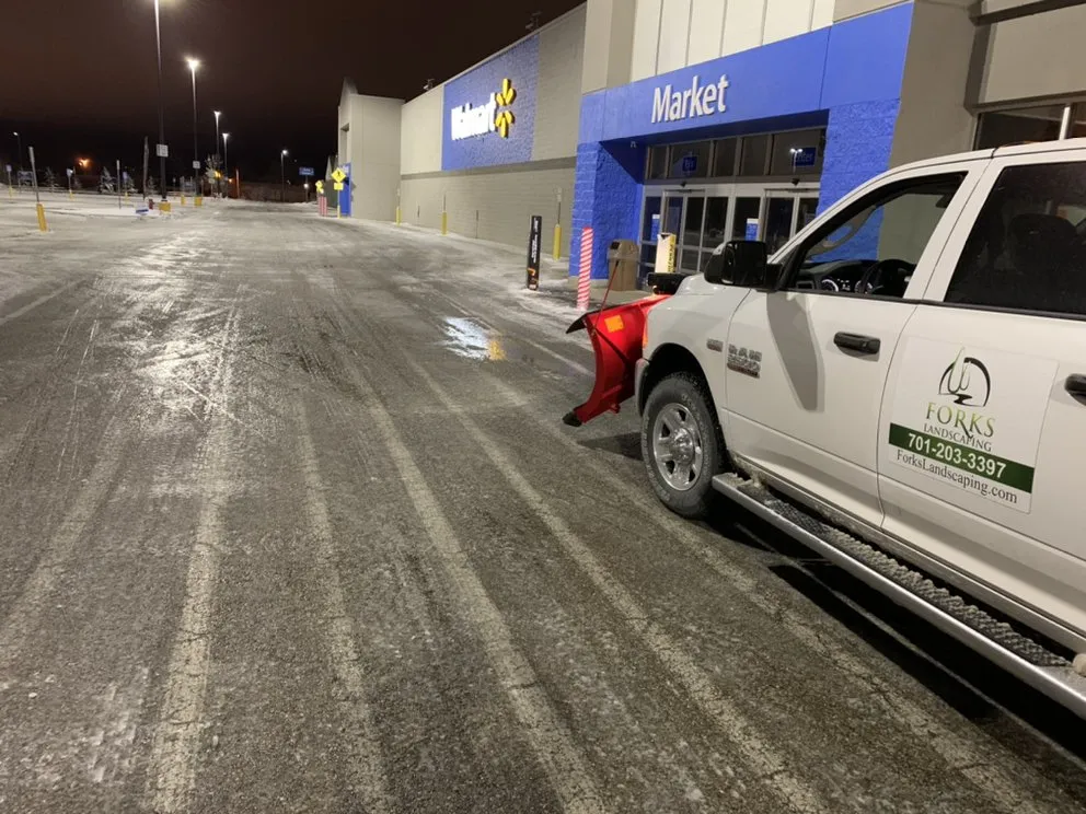 Affordable residential landscaping in East Grand Forks, MN by PRO Land | Snow