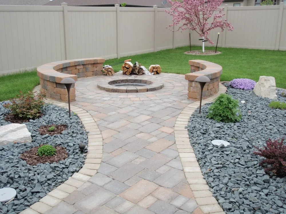 Local landscape installation in Fargo, ND by Pro Landscapers